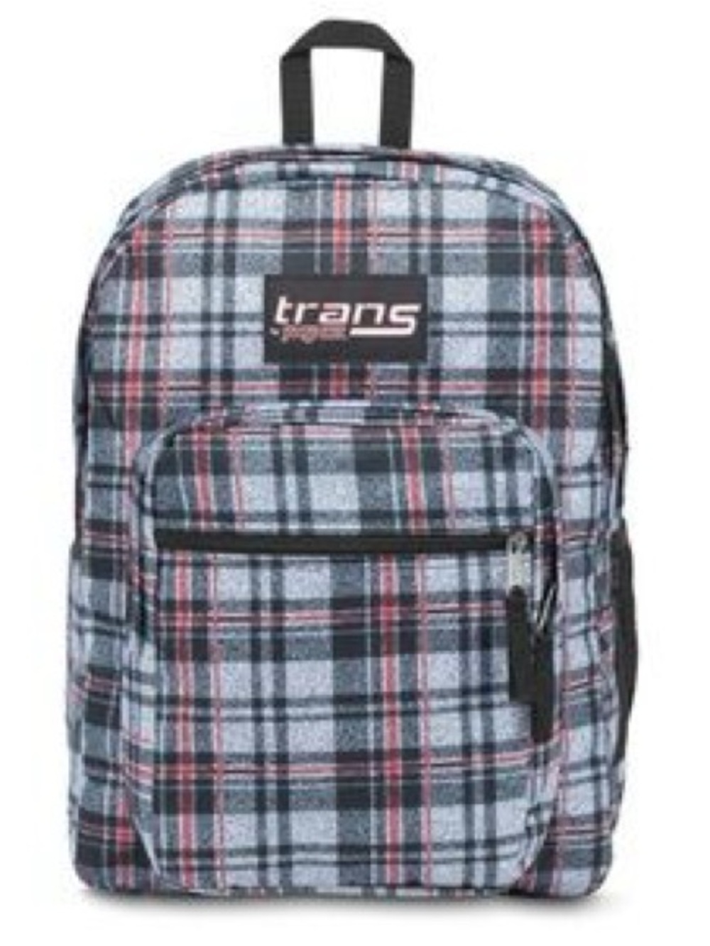 Jansport Plaid Gray & Black Backpack